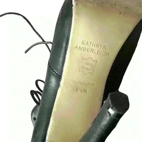 kathryn Amberleigh ankle boots size 8.5 in black - Picture 4 of 4